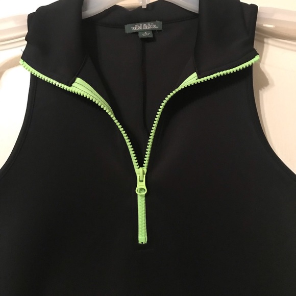 NWOT Sleeveless Collared Neck Zip Front Knit Dress - Picture 3 of 7